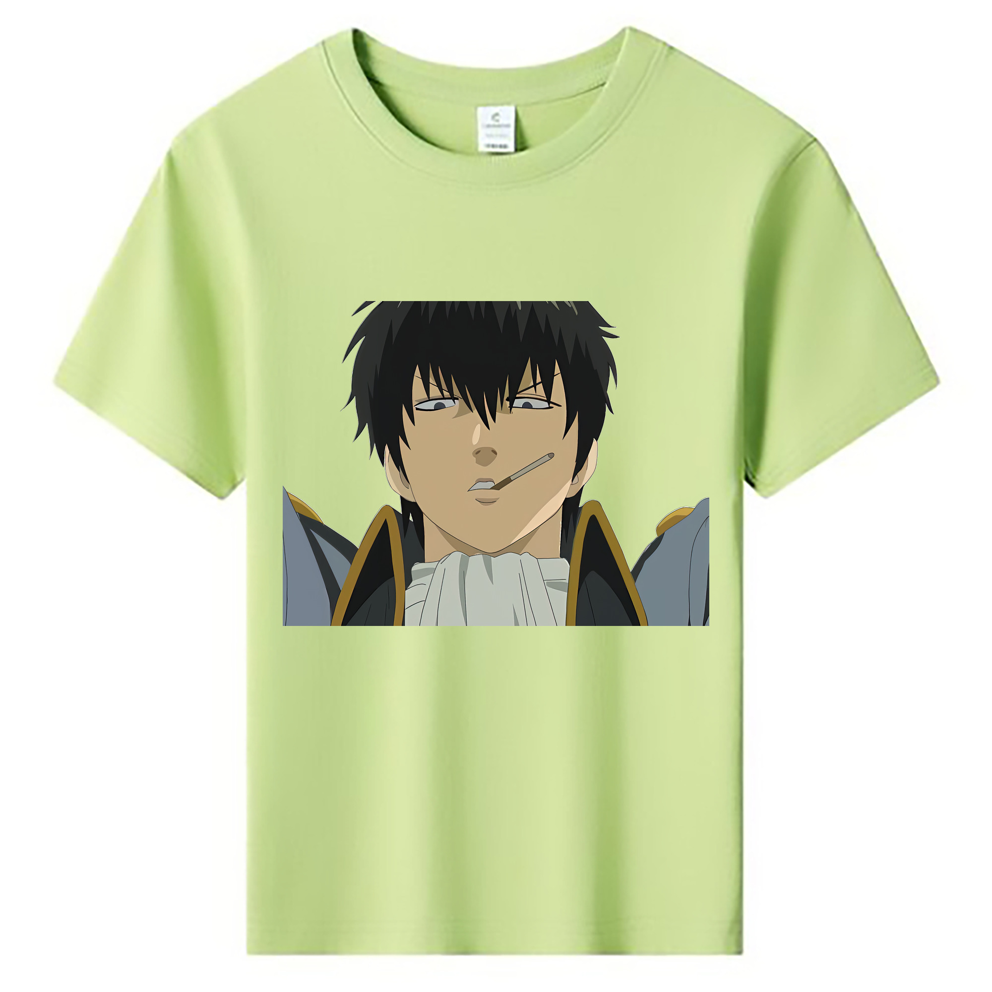 （画像用） ぎんたま 坂田銀時（さかたぎんとき） 神楽 志村新八（しむら しんぱち） GINTAMA Sakata Gintoki Kagura Shimura Shinpachi 綿100％キッズTシャツ（フロントプリント）
